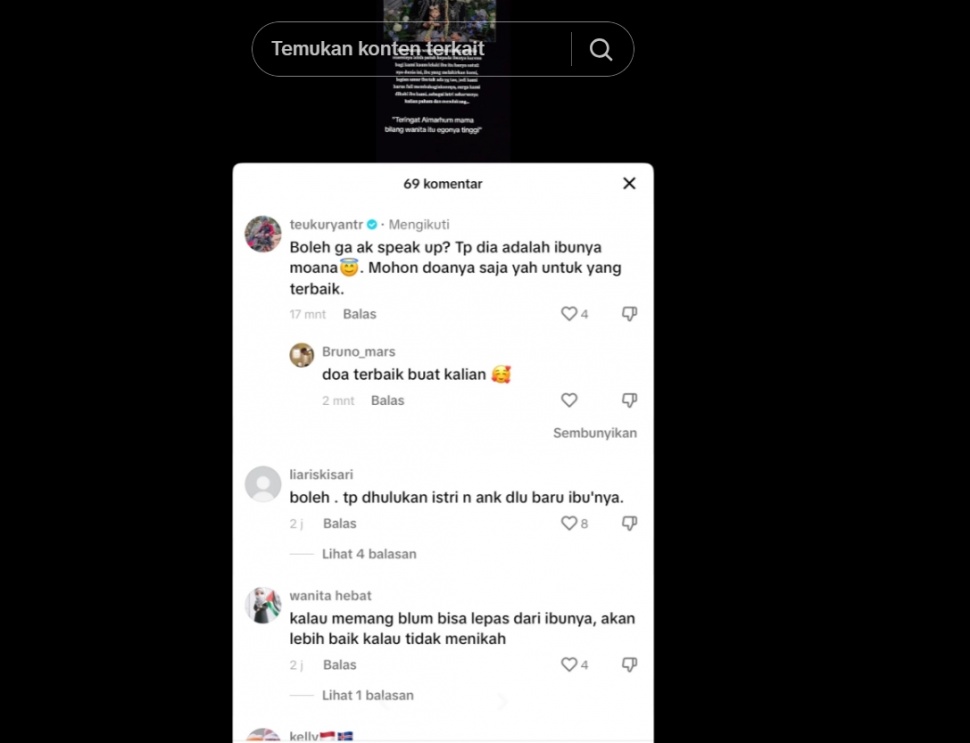 Teuku Ryan speak up (TikTok @holahaloo7)