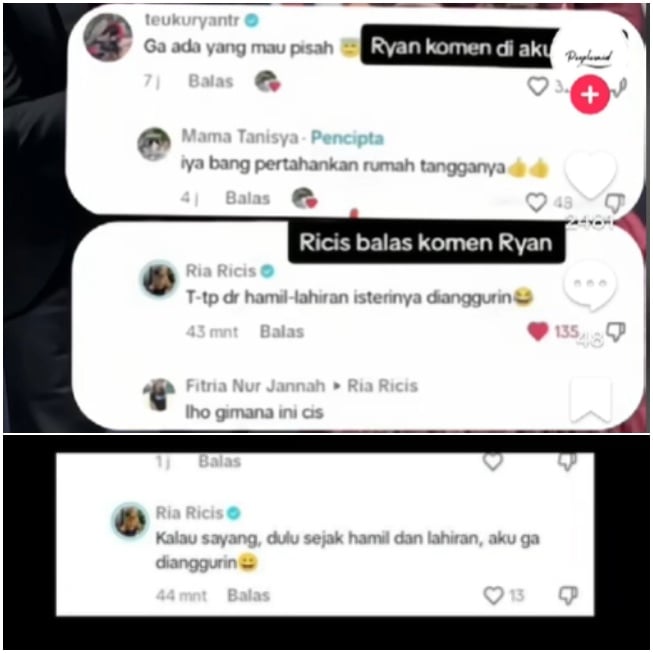 Curhatan Ria Ricis yang dianggurin Teuku Ryan (TikTok)