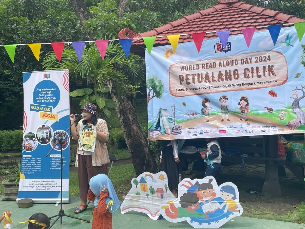 Petualang Cilik dari komunitas Read Aloud Jogja (Suara/Hiromi)