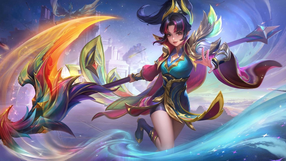 Hero Ruby dalam skin Collector di Mobile Legends. [Moonton]