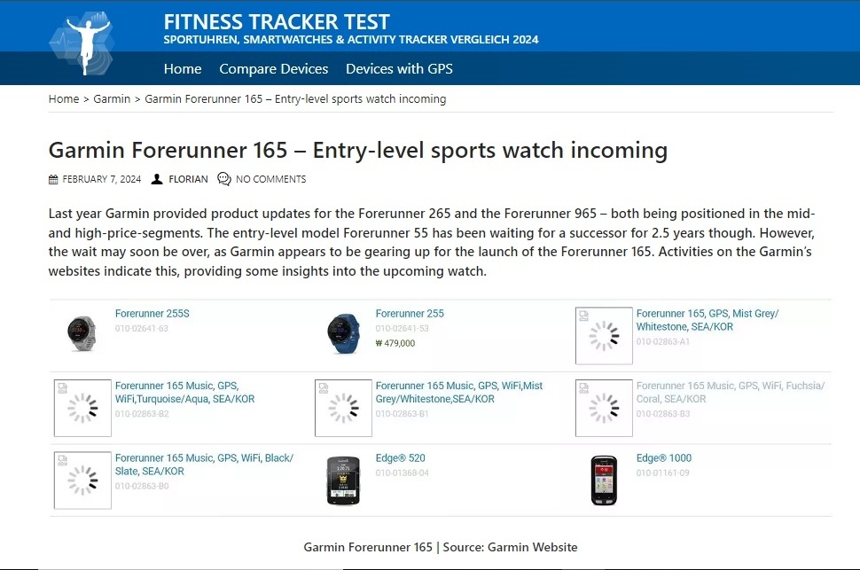 Garmin Forerunner 165. [Fitness Tracker Test] 