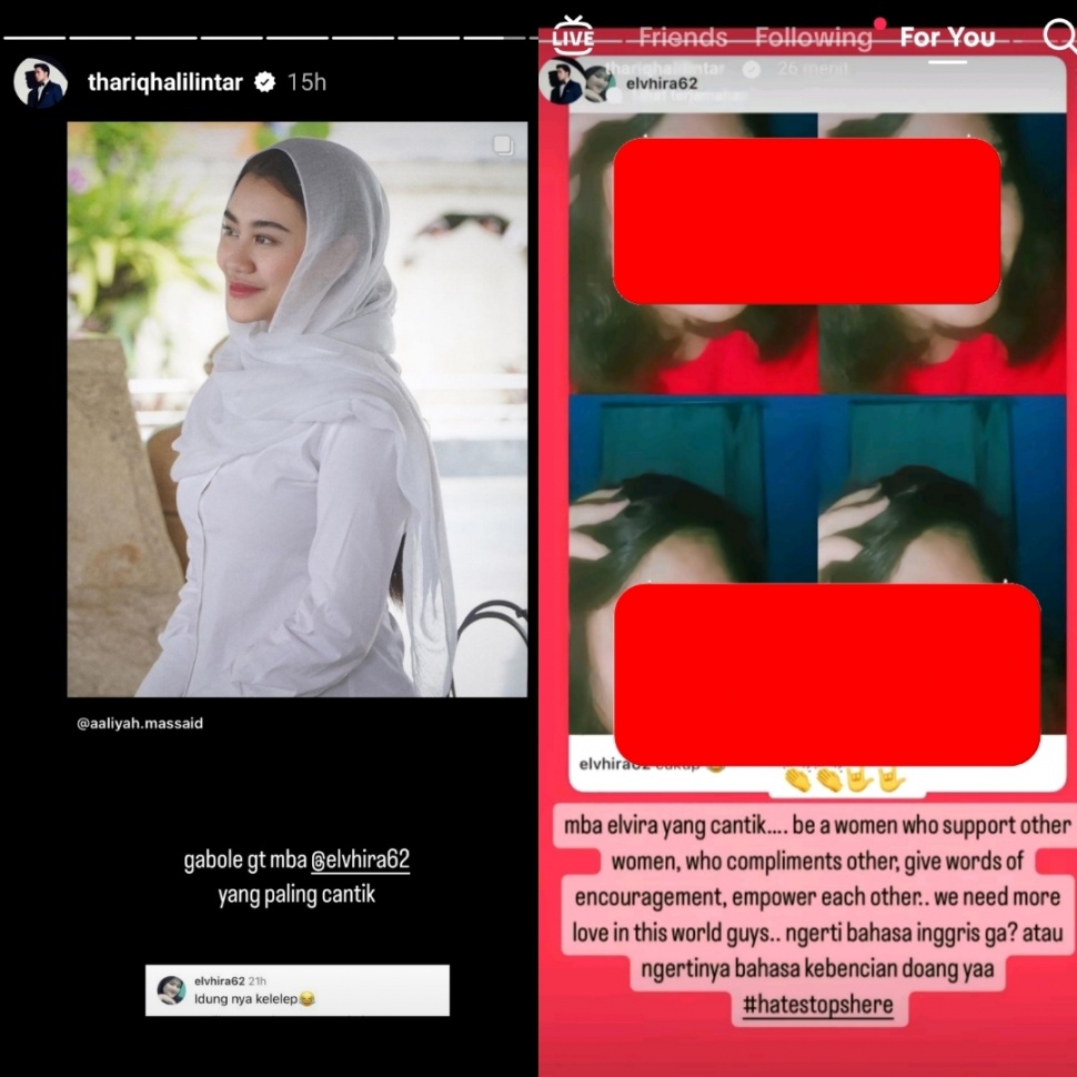 Thariq Halilintar Membela Aaliyah Massaid dari Serangan Haters (Instagram)