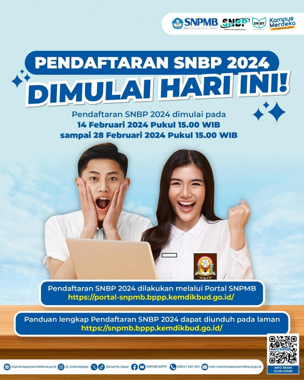 Jadwal Pendaftaran SNBP 2024 (instagram/_snpmbbppp)