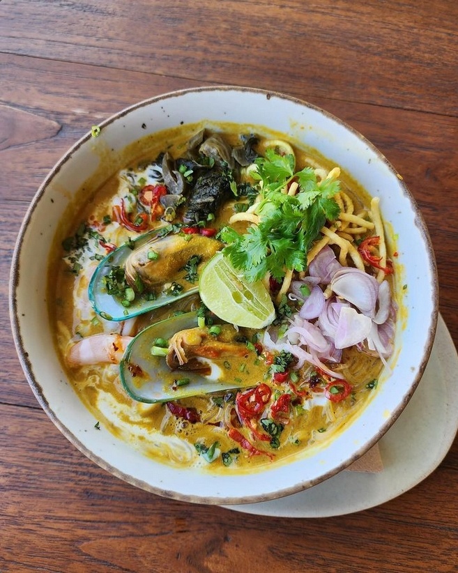 Khao Soi Seafood di Mantis Bali. (Instagram/@mantisbali)