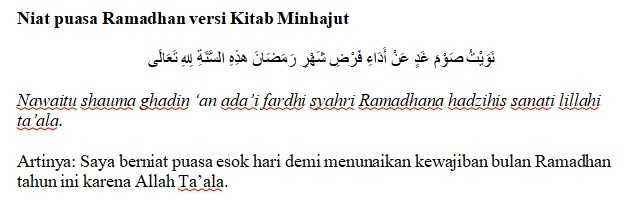 niat puasa ramadhan 1 (Suara.com)