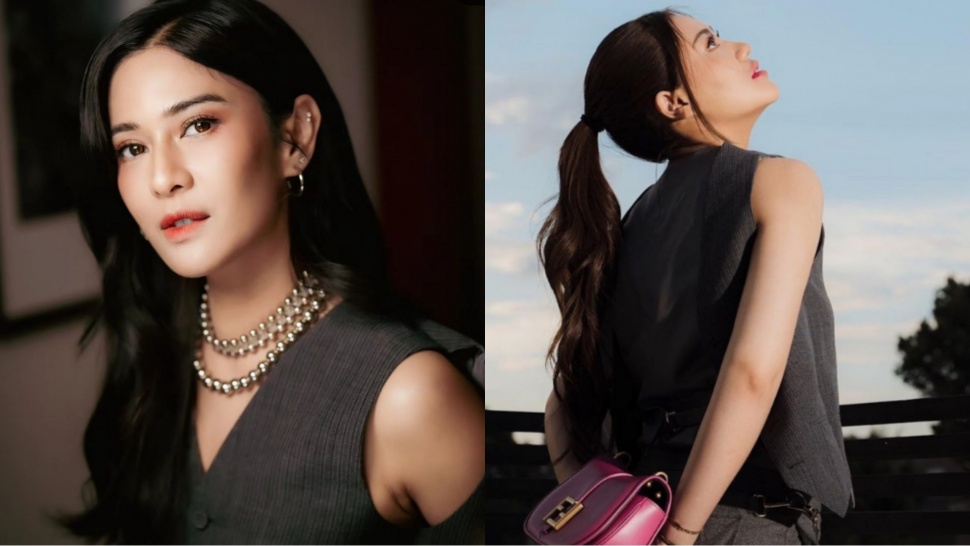 Dian Sastrowardoyo and Aaliyah Massaid Wear Similar Fendi Clothes (Instagram)