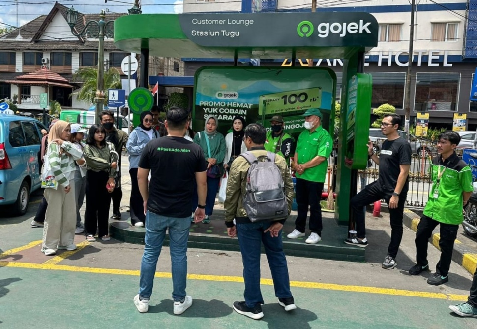 Pengenalan acara Traveling Nyaman Bareng Gojek pada 28 Februari 2024 di Yogyakarta. (Suara.com/ Rezza Rachmanta)