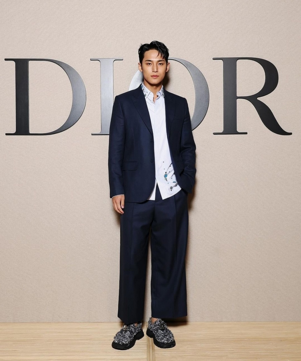 Mingyu SEVENTEEN di Paris Fashion Week (Instagram/Dior)