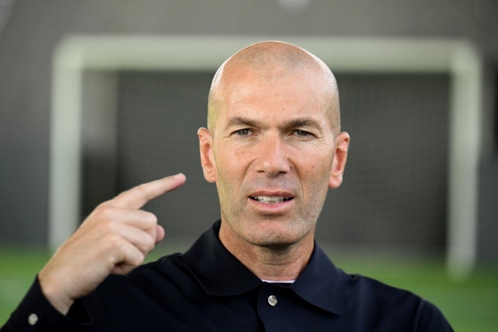 Mantan pelatih Real Madrid, Zinedine Zidane. [Nicolas TUCAT / AFP]