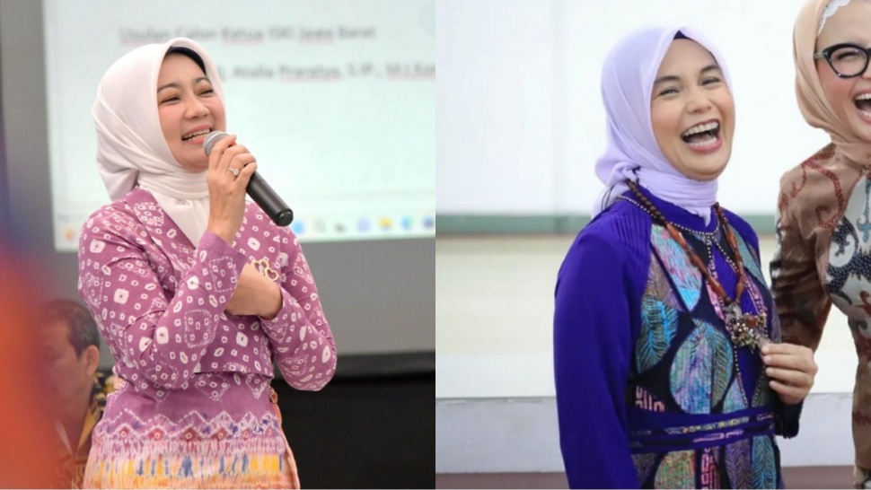 Adu Gaya Atalia Praratya dan Siti Atikoh Supriyanti (Instagram)