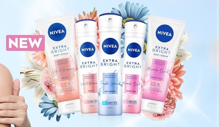 NIVEA Extra Bright Premium Fragrance. (Dok. Nivea)