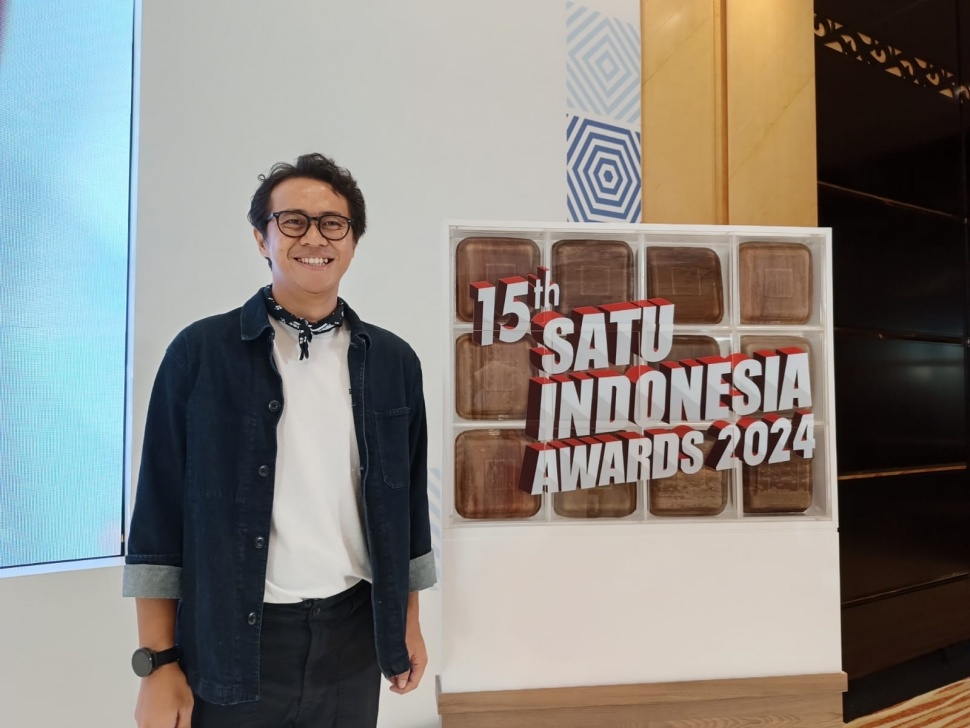 Penerima Apresiasi SATU Indonesia Awards 2023 Kategori Kelompok, Rengkuh Banyu Mahandaru.(Dok: Restu Fadilah/Suara.com)