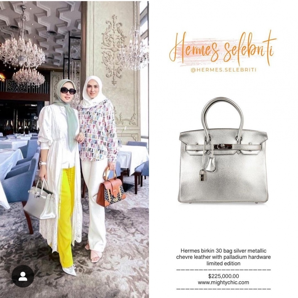 Koleksi Hermes Birkin Edisi Terbatas Milik Syahrini (Instagram/@hermes.selebriti)