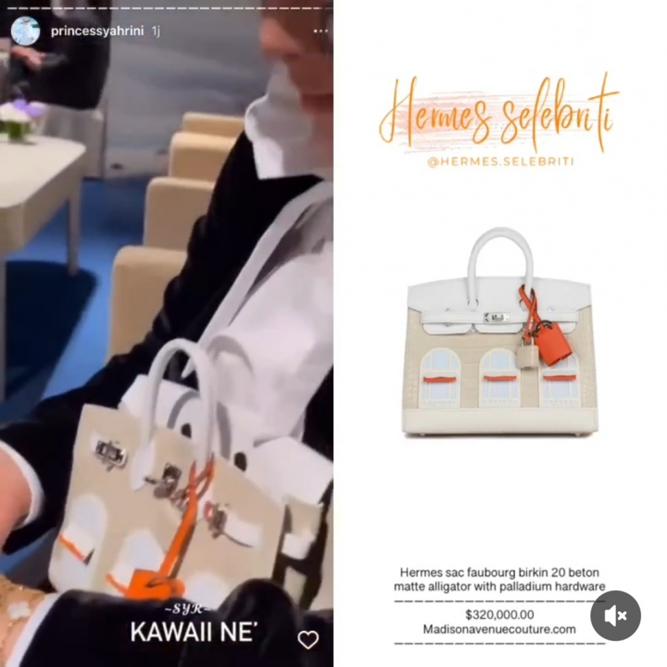 Koleksi Hermes Birkin Edisi Terbatas Milik Syahrini (Instagram/@hermes.selebriti)