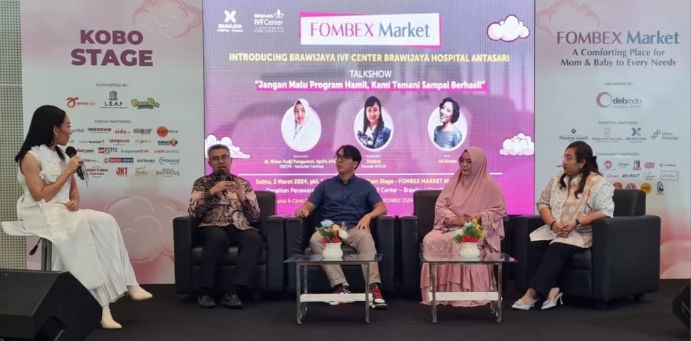 Brawijaya Hospital Antasari menggelar talkshow bertema "Jangan Malu Program Hamil, Kami Temani Sampai Berhasil" di Jakarta, Sabtu (2/3/2024). (Foto: Suara.com/Ririn Indriani) 