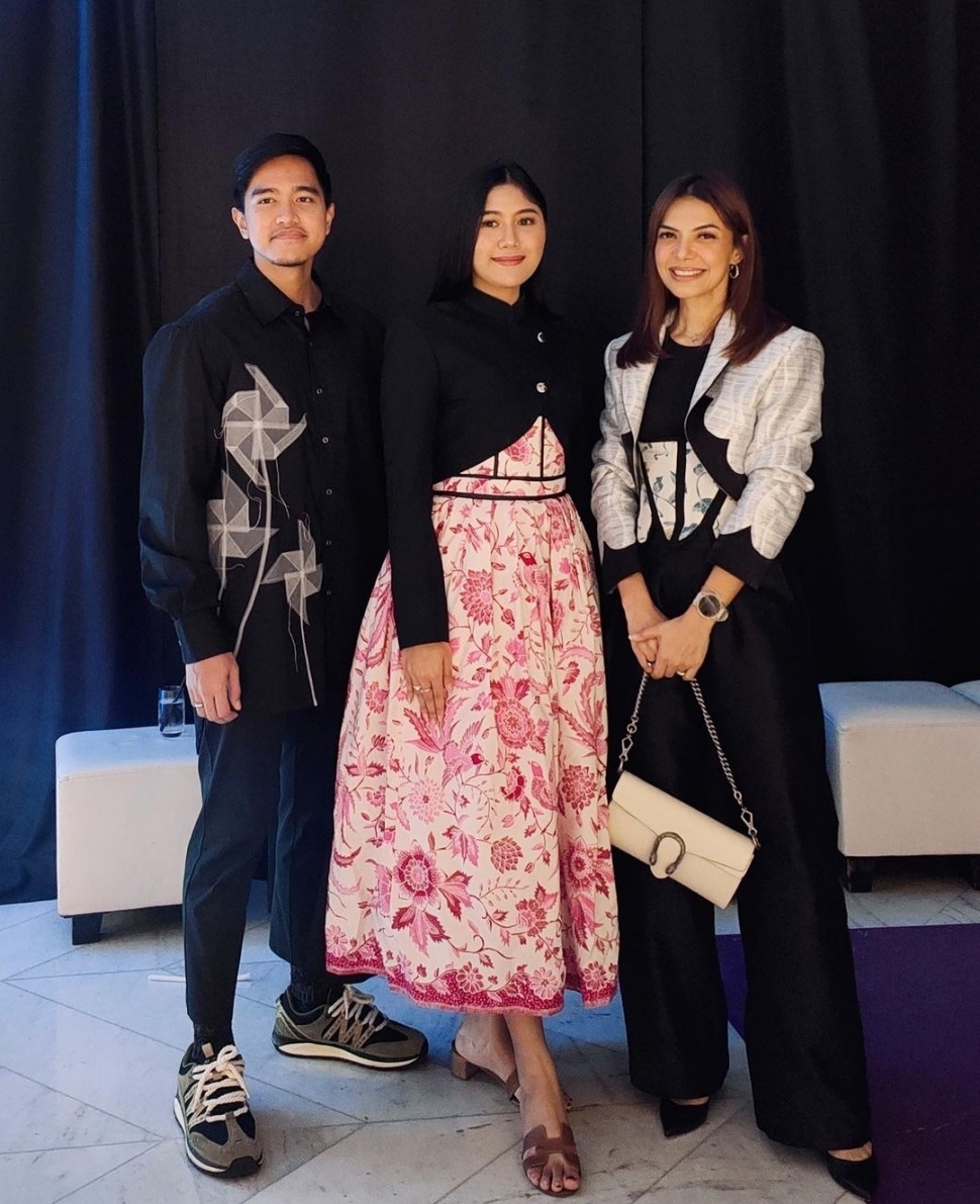 Potret Kaesang Pangarep, Erina Gudono dan Najwa Shihab di Plaza Indonesia Fashion Week (Instagram/@plazaindonesia)