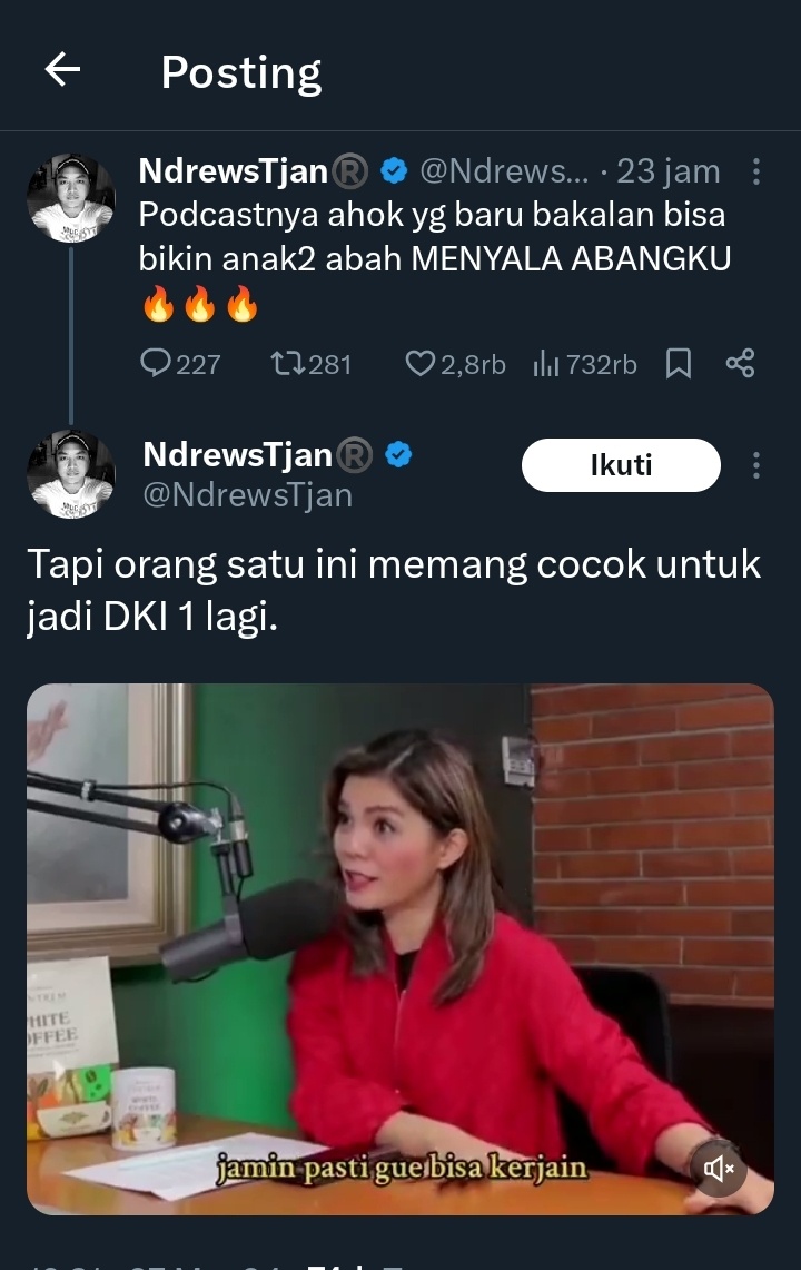 Cuitan tentang Ahok (X)