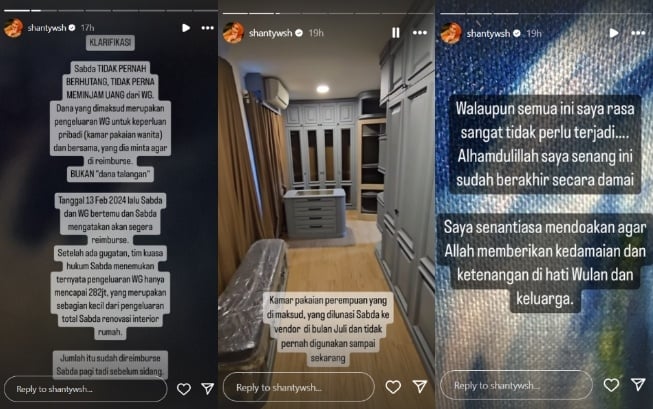 Klarifikasi ibu dari Sabda Ahessa, Shanty Whidiyanti (Instagram)