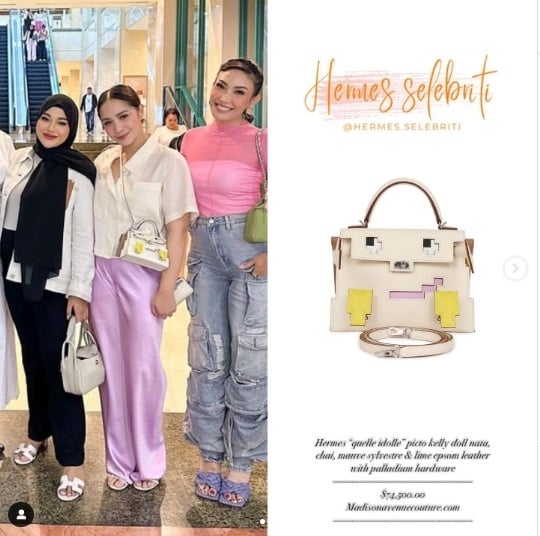 Tas Hermes Nagita Slavina. (Instagram/@hermes.selebriti)