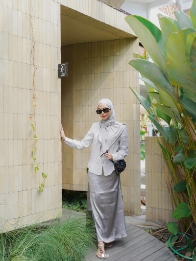 OOTD Hijab Dara Arafah. (Instagram/@daraarafah)