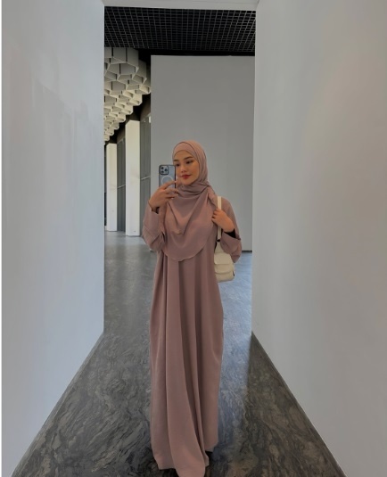 OOTD Hijab Dara Arafah. (Instagram/@daraarafah)