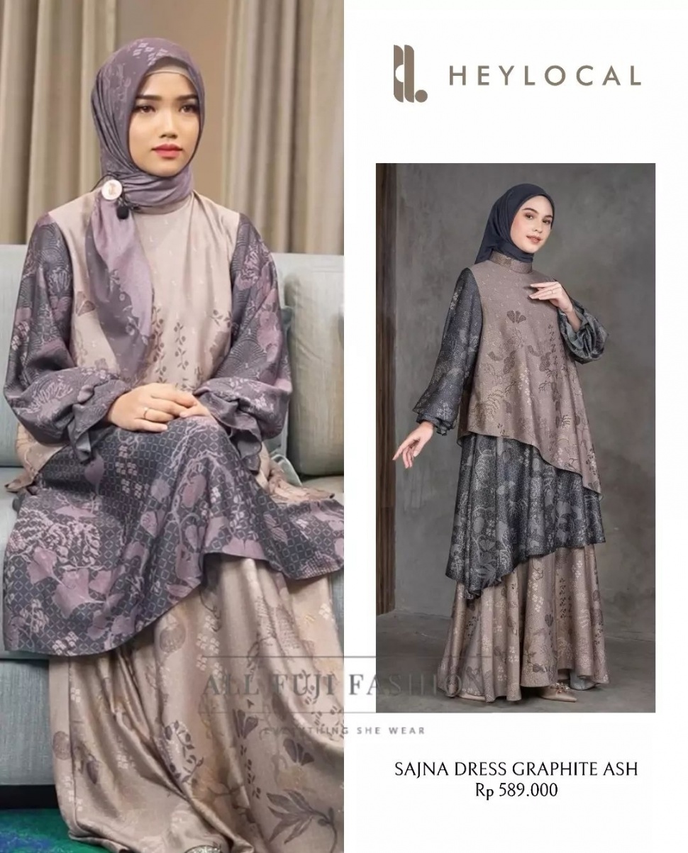 Inspirasi Busana Muslim Untuk Lebaran dari Fuji (Instagram/@allfujifashion)