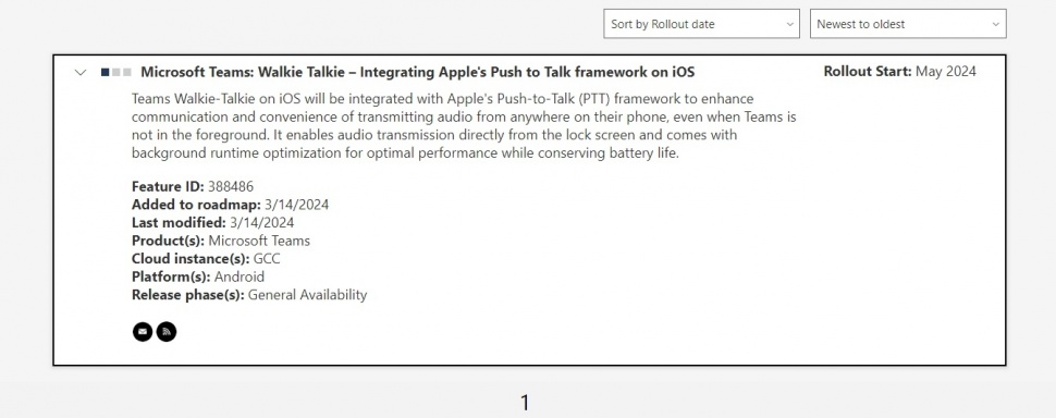 iPhone berfungsi sebagai walkie-talkie. [Microsoft]