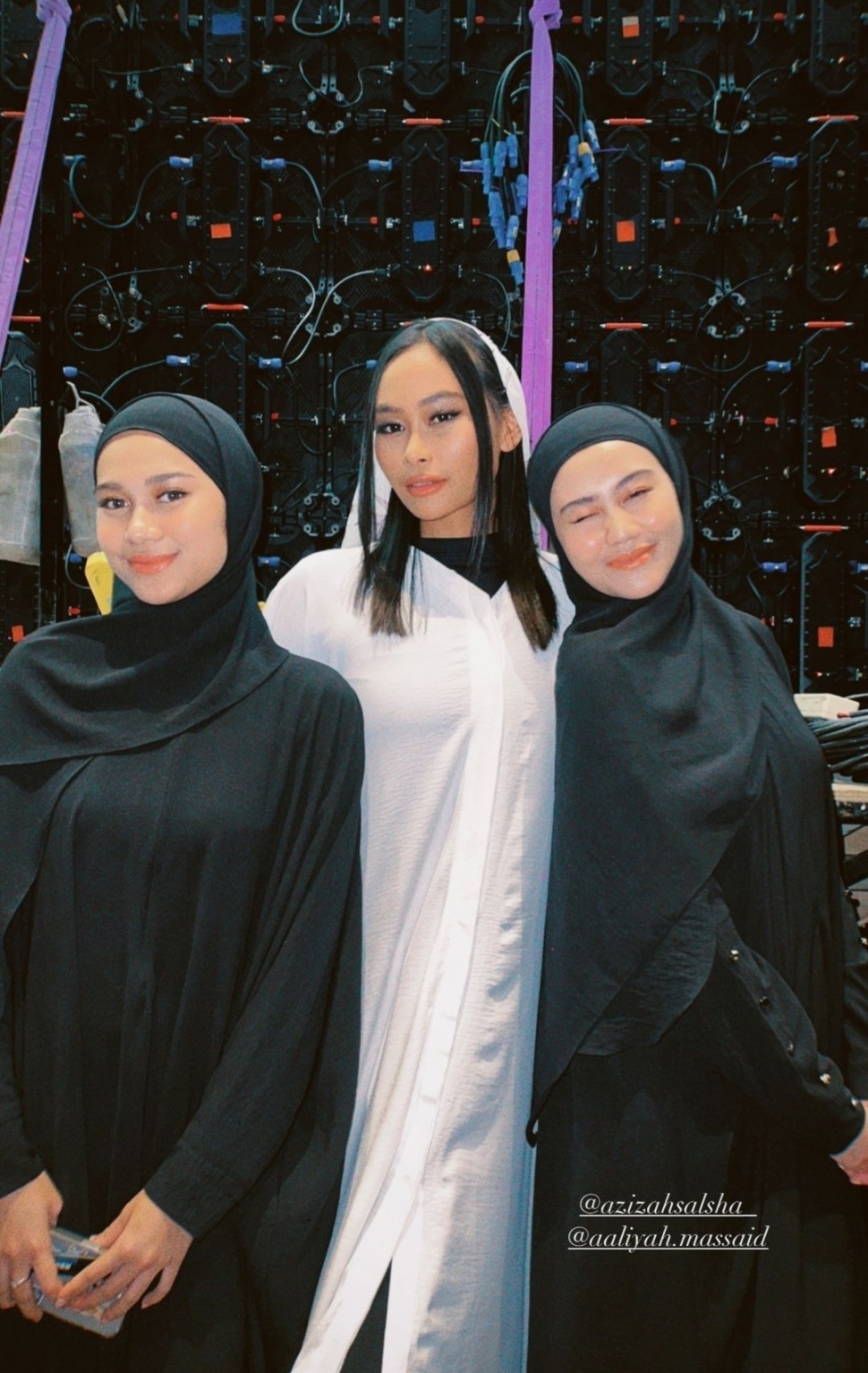 Azizah Salsha, Sarah Tumiwa dan Aaliyah Massaid (Instagram)