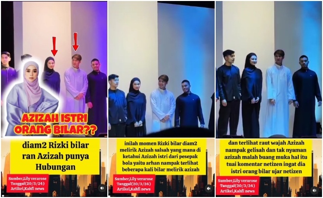 Rizky Billar dituding ada hubungan dengan Azizah Salsha hanya karena melirik (Instagram)