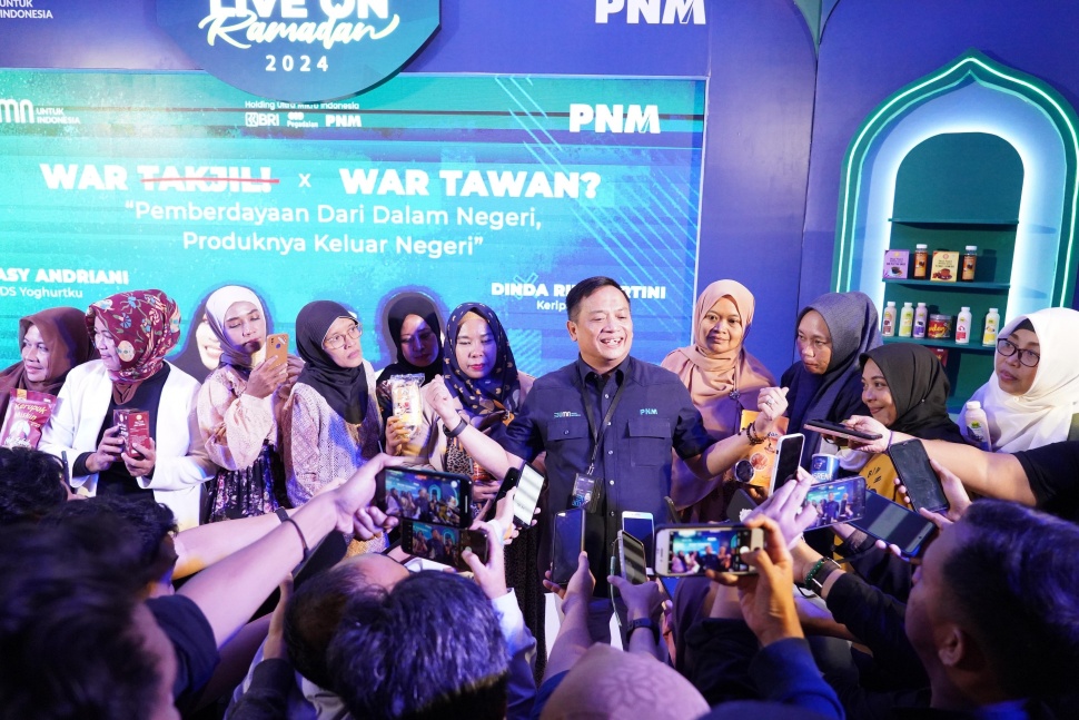 Direktur Utama PNM, Arief Mulyadi dalam kegiatan Buka Puasa Bersama Media dengan tema 