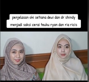 Okie Setiana Dewi dan Dr Shindy (TikTok)