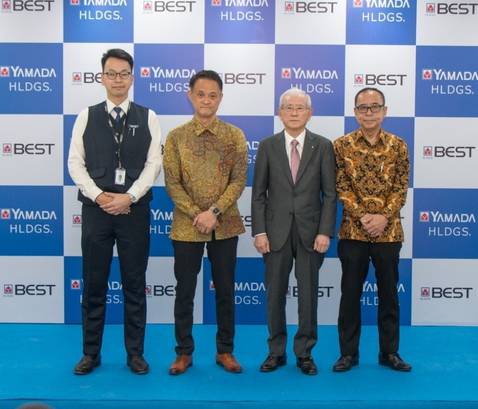 Peresmian toko terbaru Yamada Best ke-9 di AEON Mall Deltamas, Cikarang Pusat, Kabupaten Bekasi, Jumat  (22/3/2024). (Foto: Istimewa)     