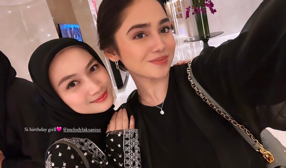 Melody Laksani dan Syifa Hadju Saat Arisan Geng Mamayu (Instagram)