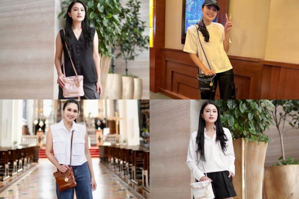 Sandra Dewi pakai tas Chanel. (Instagram/@sandradewi88)