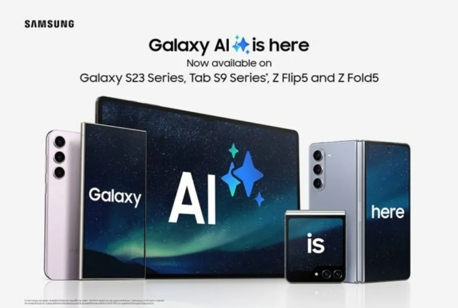 9 perangkat Samsung akan menerima update Galaxy AI. (Samsung)