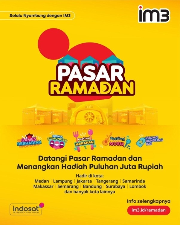 Pasar Ramadan IM3. (Dok: IM3)