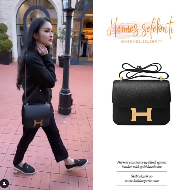 5 Koleksi Tas Hermes Sandra Dewi (Instagram/hermes.selebriti)