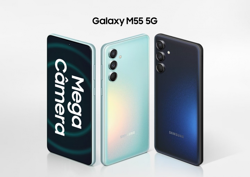 Samsung Galaxy M55 5G. [Samsung Brasil]