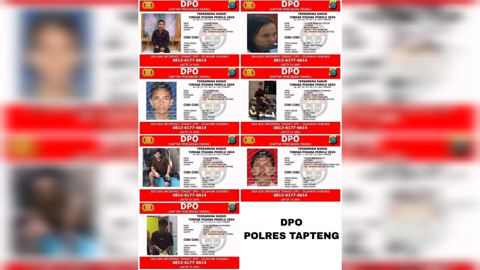 7 anggota KPPS Tapteng jadi DPO karena penggelembungan suara. [Dok.Istimewa]