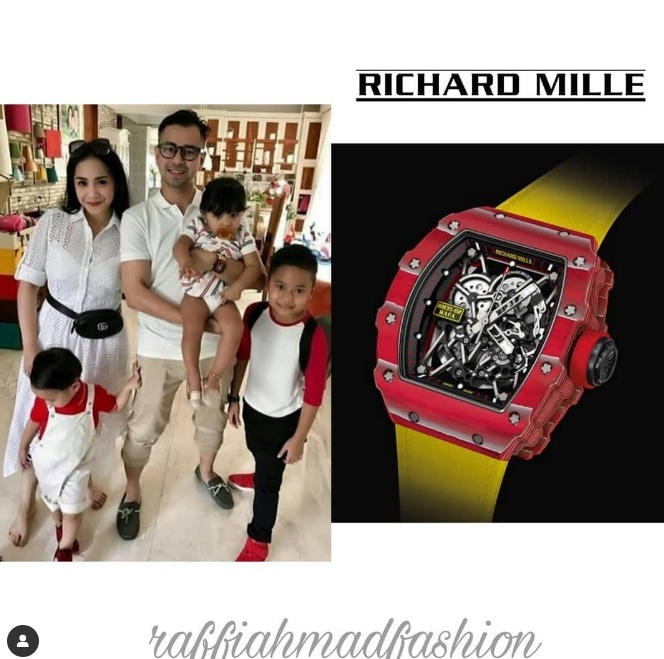 Koleksi jam tangan mewah Raffi Ahmad (Instagram)