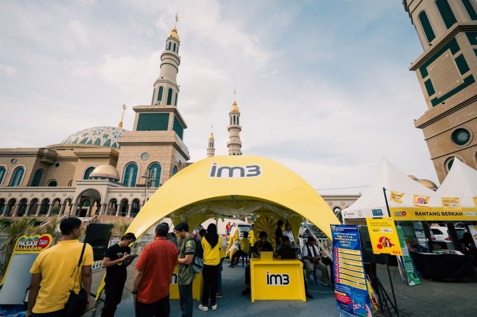 Kemeriahan Pasar Ramadan IM3 di Samarinda. (Dok: IM3)