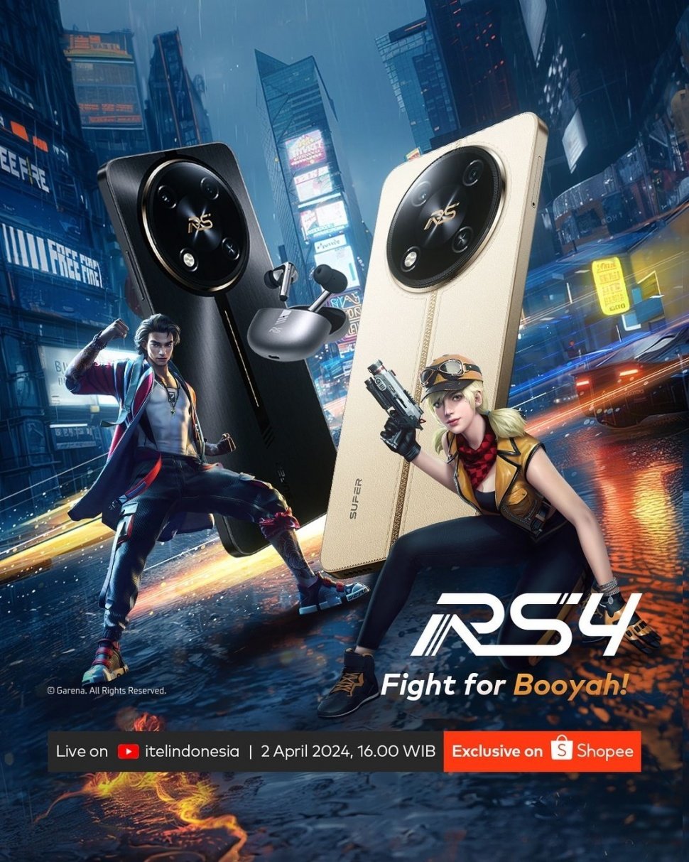 Spesifikasi Itel RS4. (Itel)