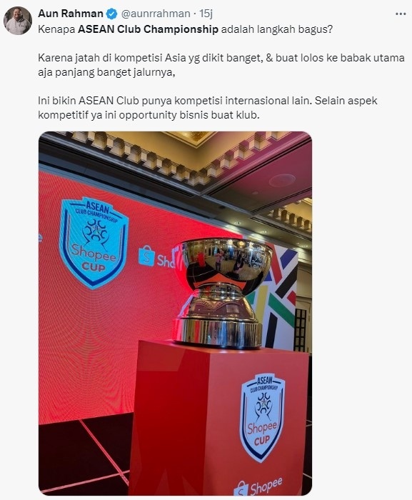 Shopee Cup merupakan kegiatan yang ditunggu-tunggu klub-klub sepak bola di ASEAN. (Dok: Istimewa)