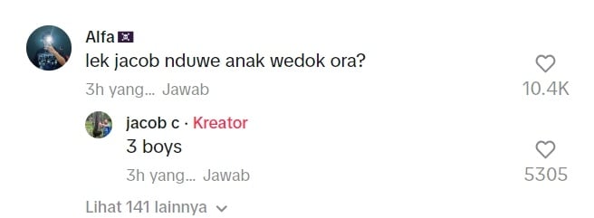 Jawaban kocak Jacob Cortez, nelayan bule asal AS yang viral. (TikTok/ @jacobcortez1984)