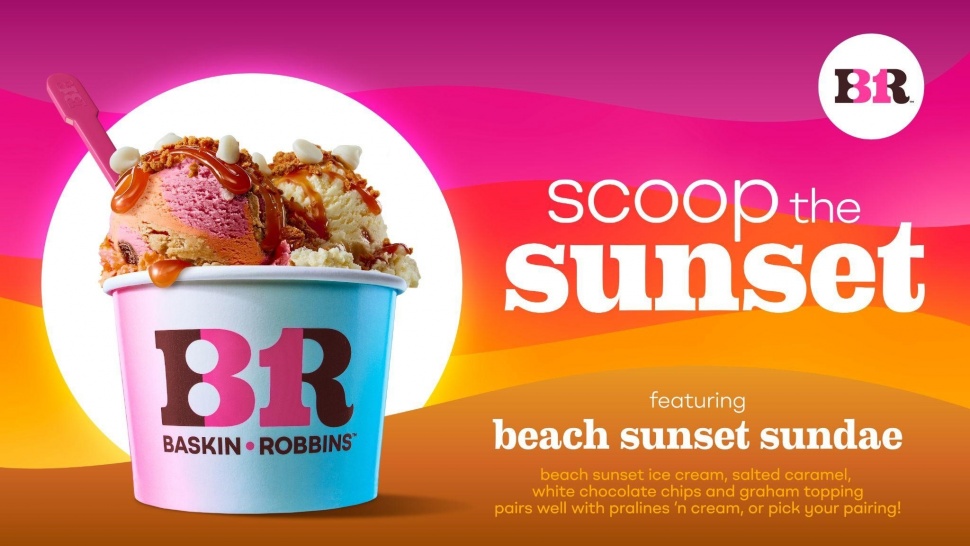 Beach Sunset. New Flavor Baskin Robbins. (Dok: Ist)