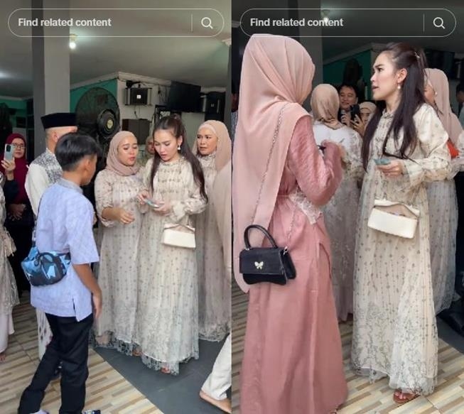 Tas Lebaran Ayu Ting Ting. (TikTok/mnrafiq)