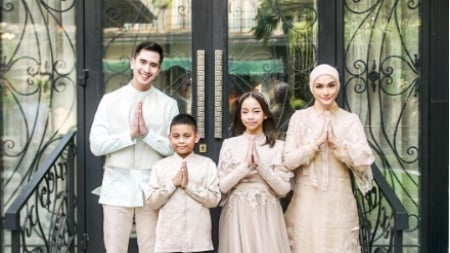 Varrel Bramasta rayakan Idul Fitri bersama putri Zulhas (Instagram/bramastavrl)