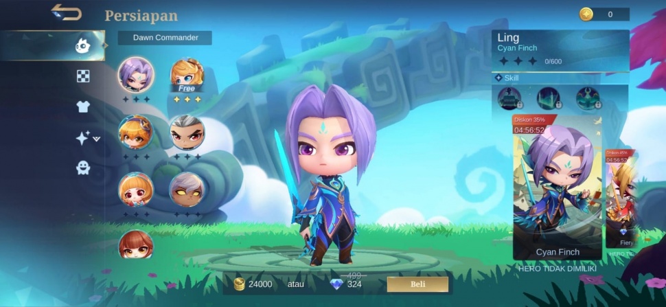 Ling Magic Chess. (Mobile Legends)