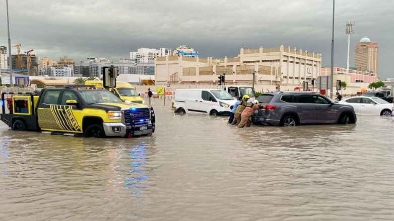 Dubai dilanda banjir parah (X/AlArabiyaUAE)