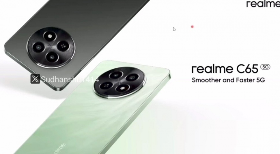 Bocoran teaser Realme C65 5G. (X @Sudhanshu1414)